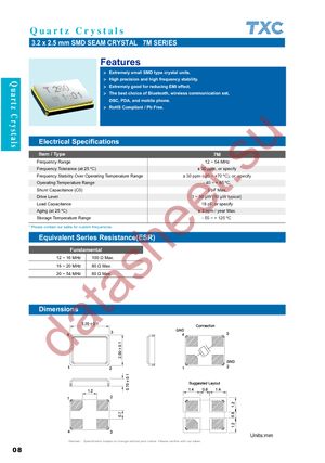 7M-36.000MAAJ-T datasheet  